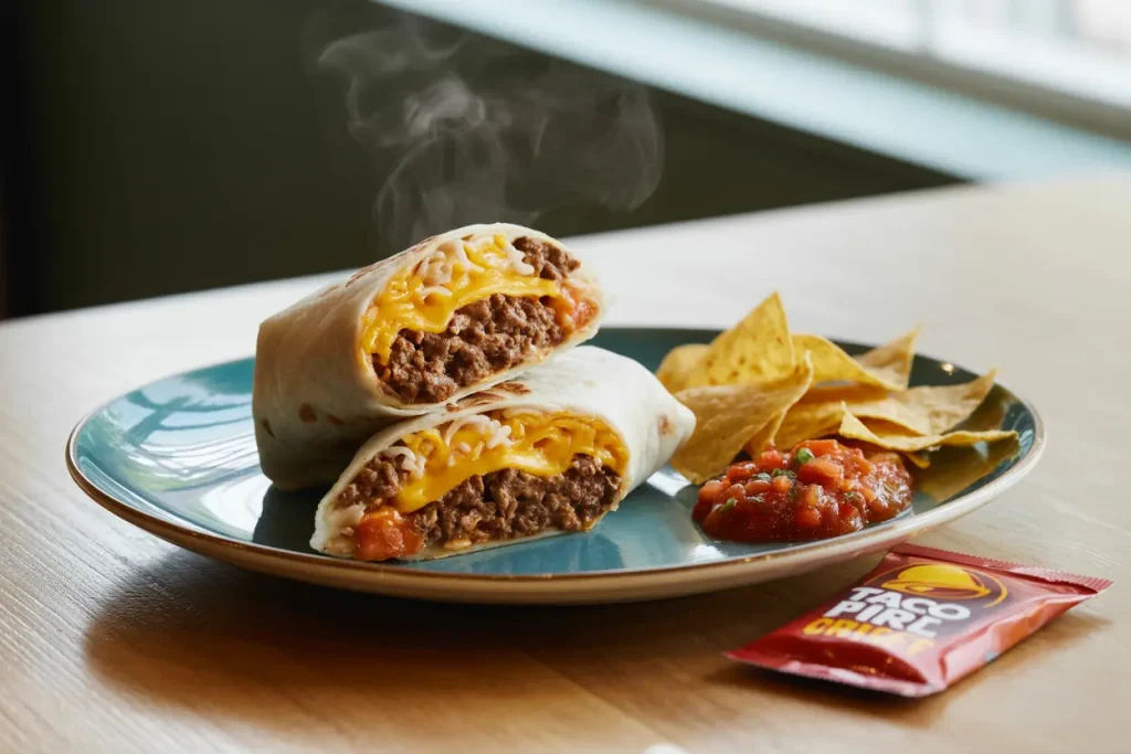 How to Serve Taco Bell Beefy Melt Burrito