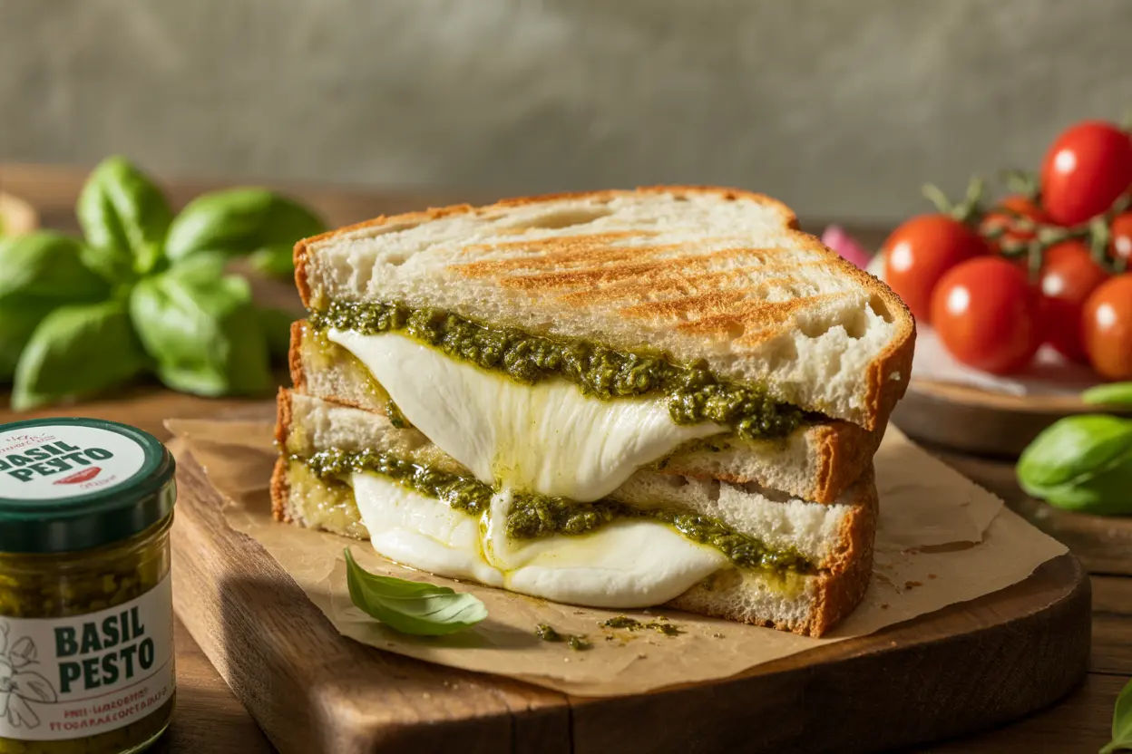 Pesto Grilled Cheese Sandwich: A Tasty Twist on a Classic