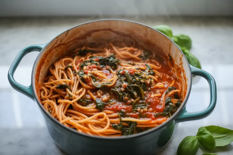 Tomato Spinach One Pot Pasta | Easy 30-Minute Recipe 9 Tomato Spinach One Pot Pasta | Easy 30-Minute Recipe