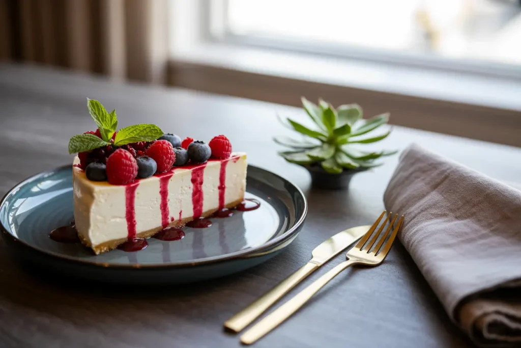 Classic New York Cheesecake Recipe | Easy & Creamy Dessert 4 How to Serve Your Cheesecake