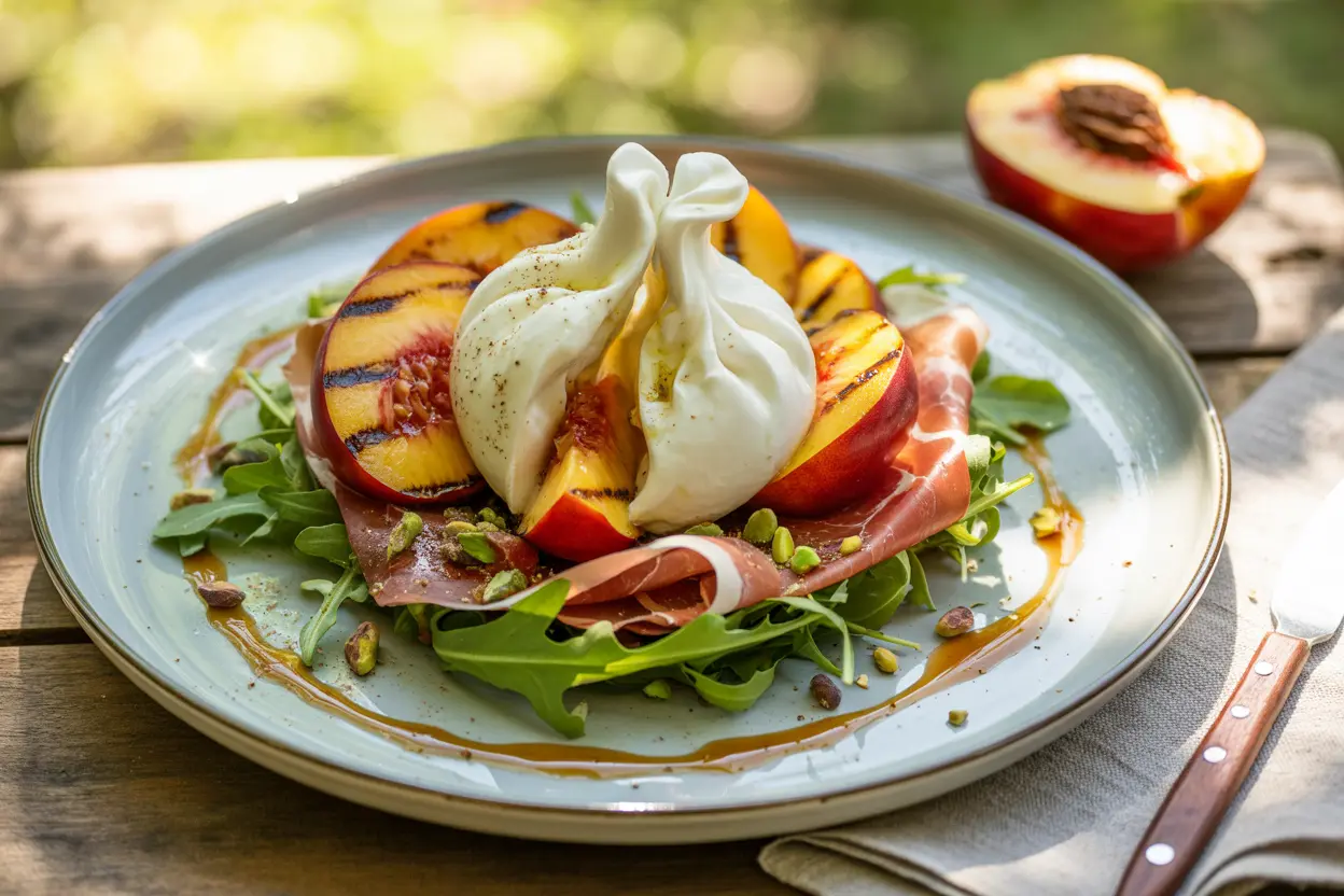 Grilled Nectarine Burrata Prosciutto Salad: A Fresh Summer Delight 1 Grilled Nectarine Burrata Prosciutto Salad: A Fresh Summer Delight