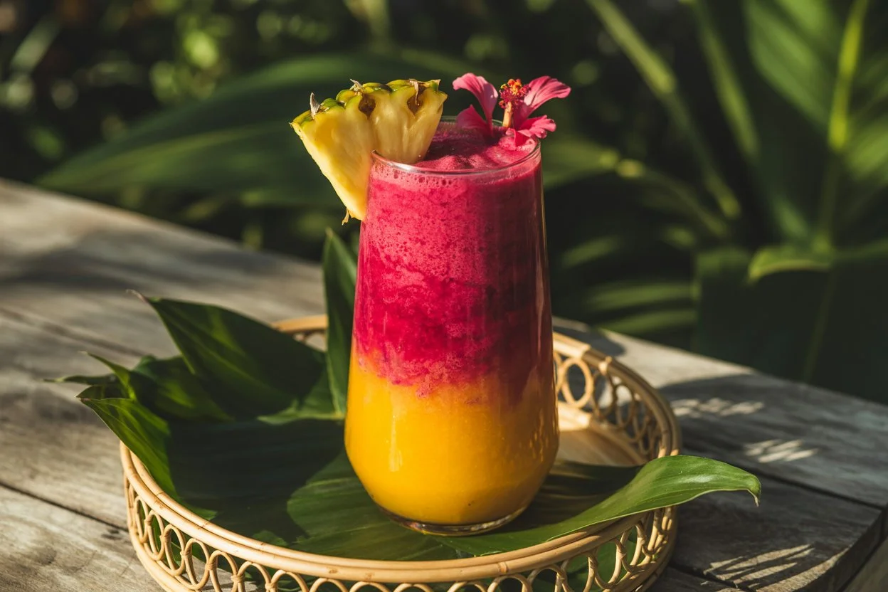 Hibiscus Tea Pineapple Smoothie : A Refreshing Blend
