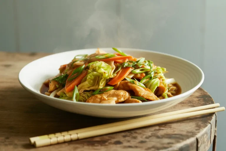 Fast & Flavorful Chinese Chicken and Cabbage Stir-Fry