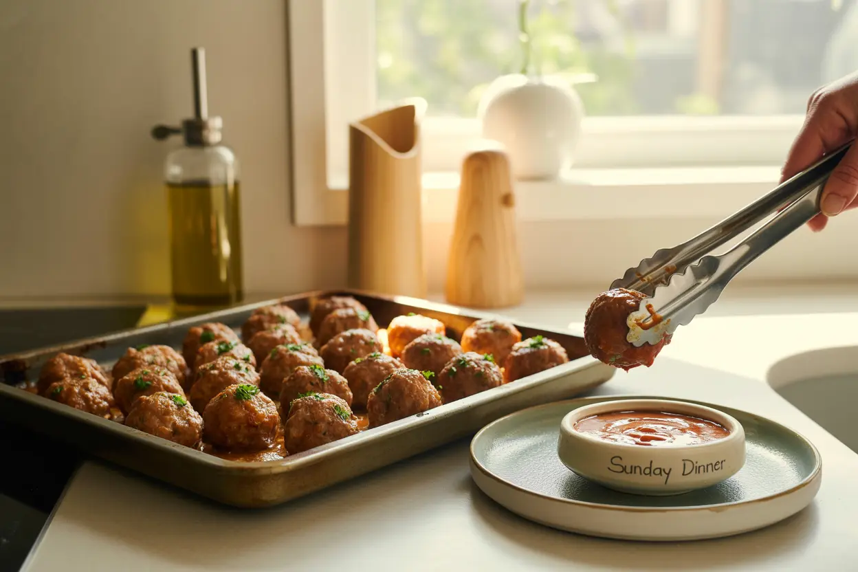 Irresistible Baked Meatballs: Juicy & Flavorful Recipe