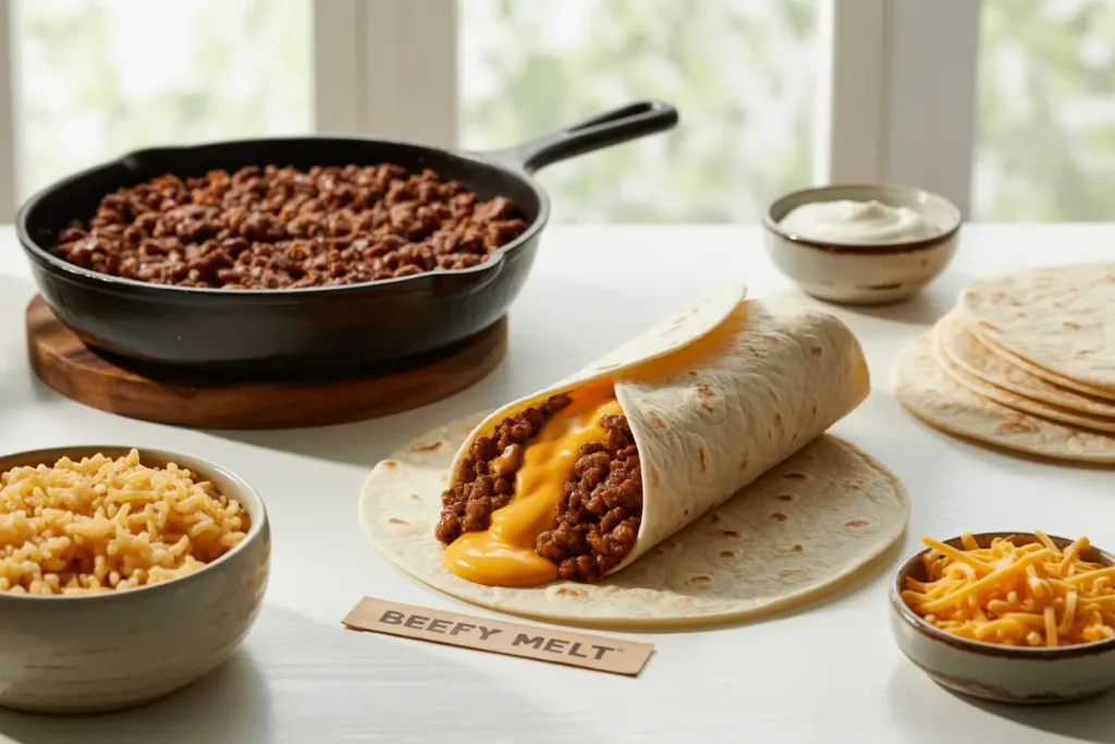 How to Make Taco Bell Beefy Melt Burrito