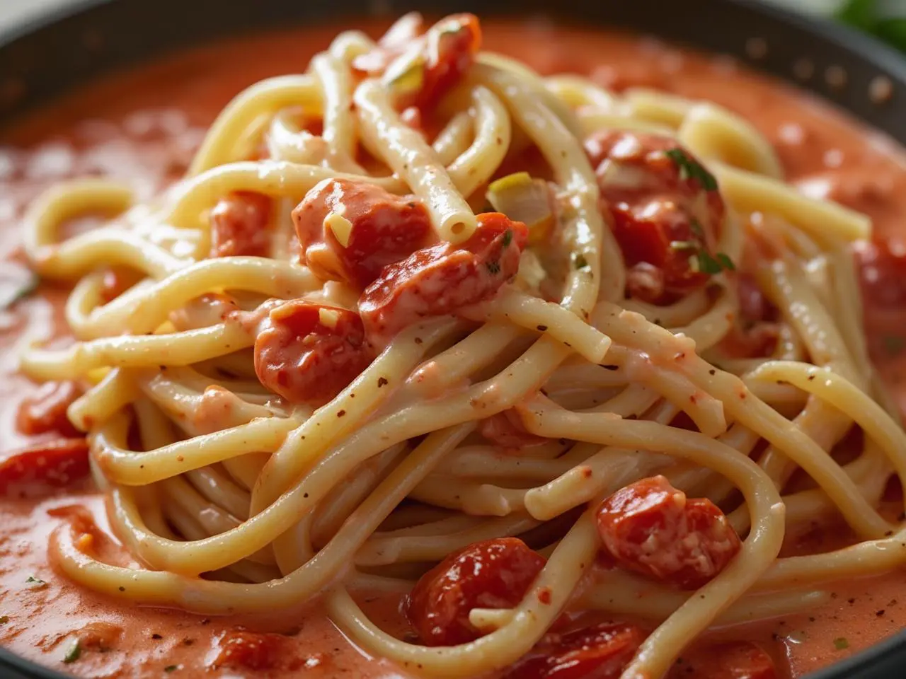 Irresistible Creamy Tomato Garlic Pasta: A Comforting Recipe 1 Creamy tomato garlic pasta