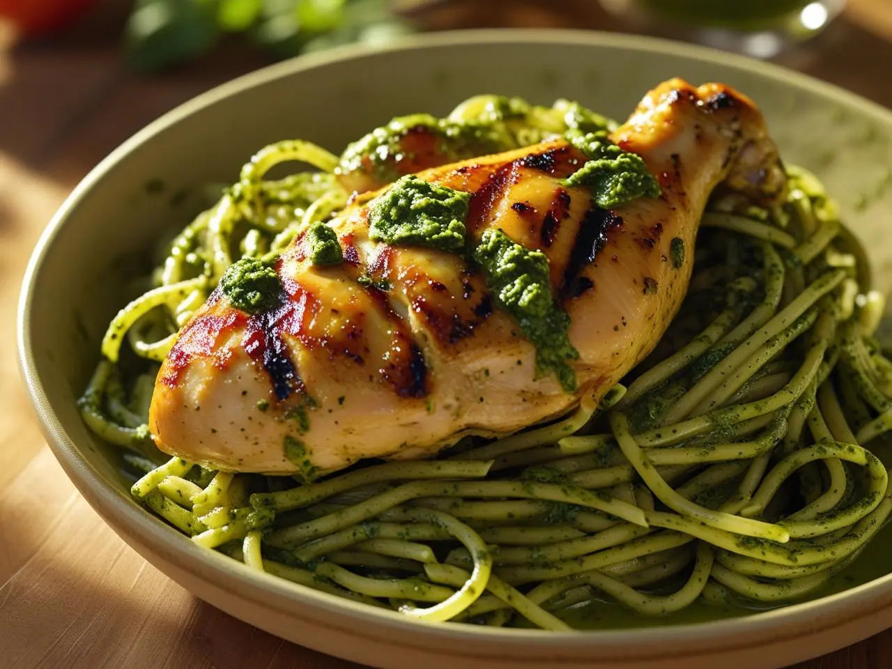 Delicious Grilled Chicken Pesto Pasta: A Flavorful Recipe 1 Delicious Grilled Chicken Pesto Pasta