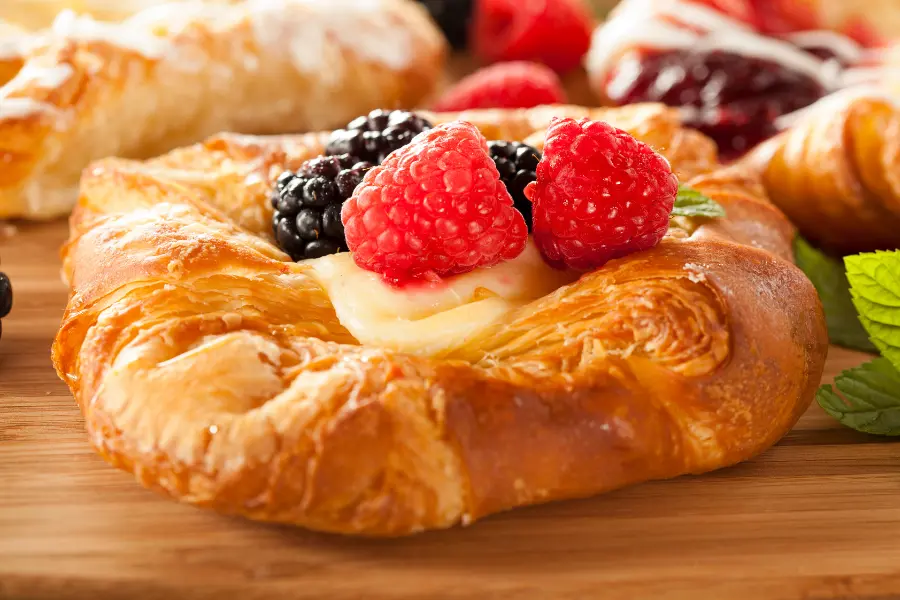 Blackberry Cream Cheese Danish Pastry