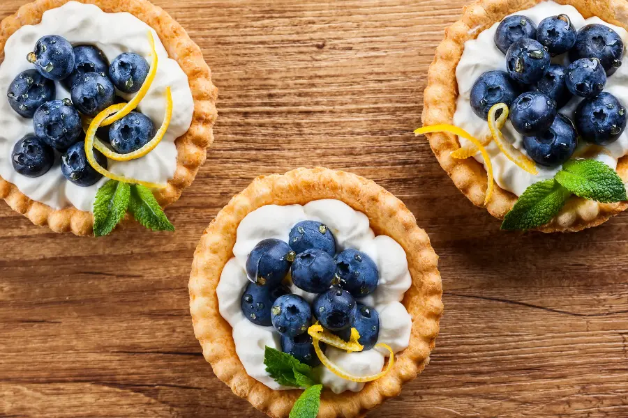 Blueberry Lemon Cream Pastries