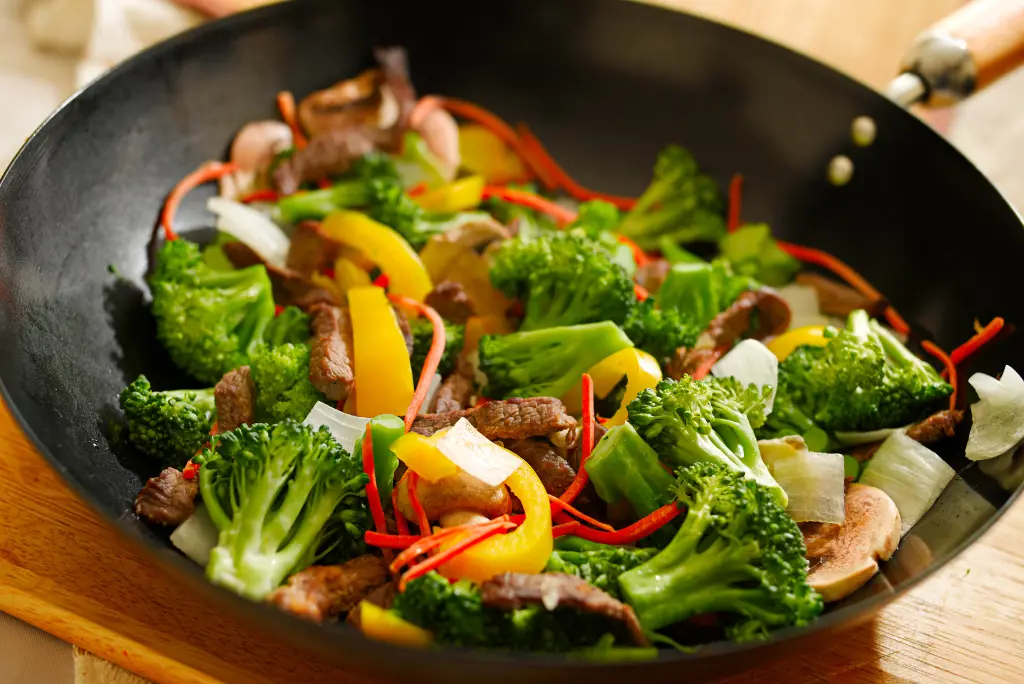 Broccoli and Mushroom Stir Fry