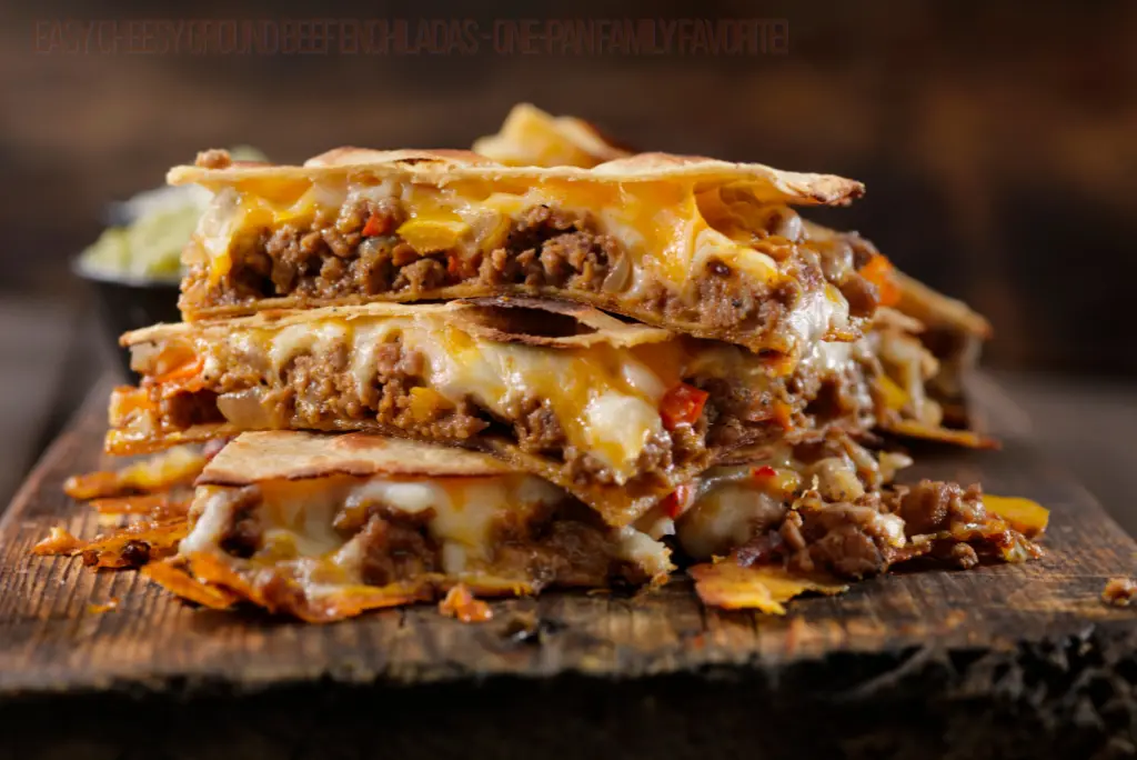 Easy Cheesy Ground Beef Enchiladas: A One-Pan Family Favorite 1 Easy Cheesy Ground Beef Enchiladas