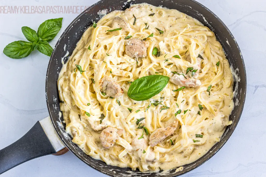 Creamy Kielbasa Pasta