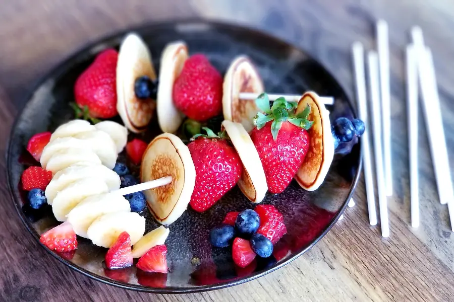Mini Pancake Kebabs