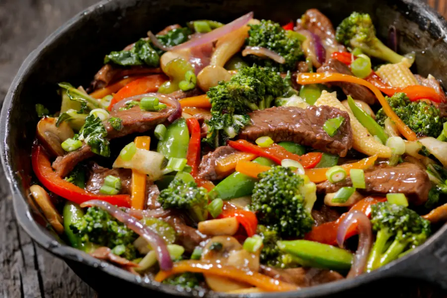 Spicy Ground Beef Stir Fry