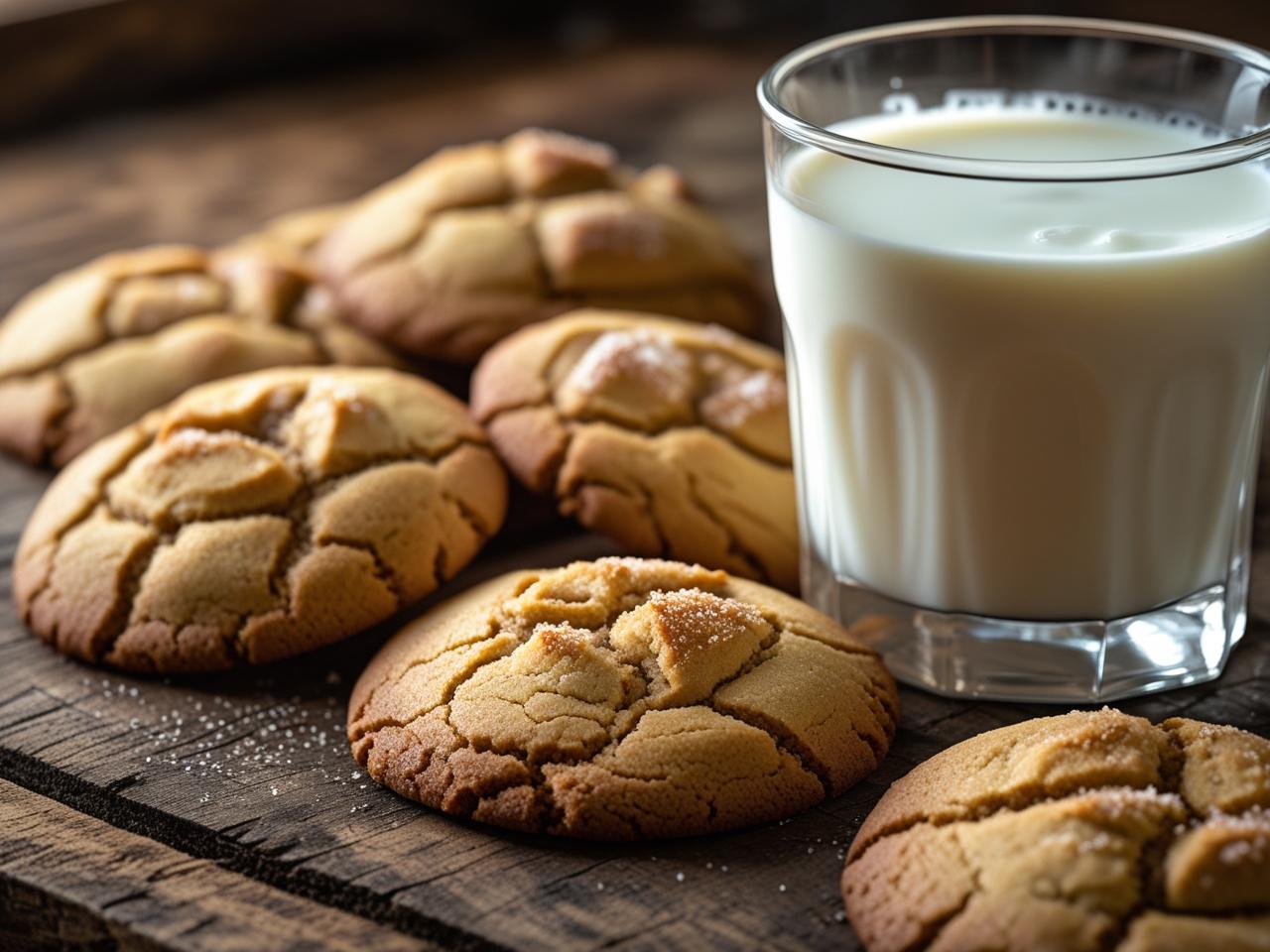 Chocolate chip cookie milk